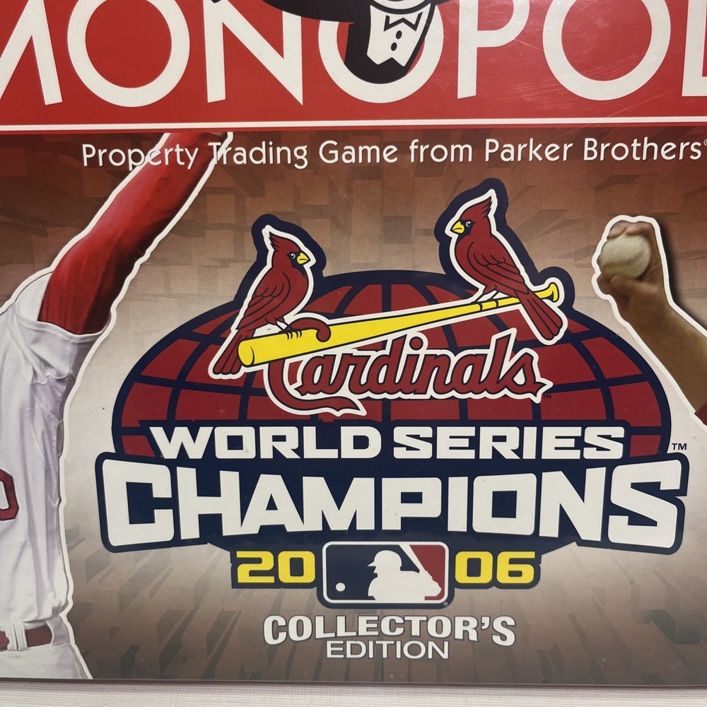 NEW Monopoly St. Louis Cardinals 2006 World Series Champion Collectors Edition - Picture 5 of 9